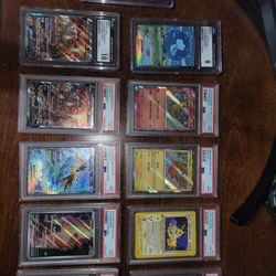 Graded Pokemon Cards  Pikachu Charmander Zapdos And More