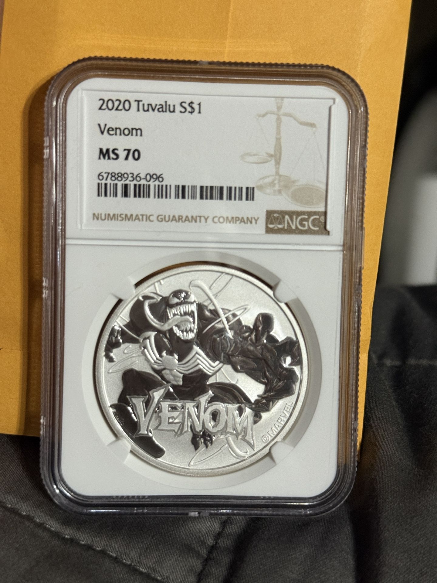2020 TV Tuvalu 2020 Silver ASW 1oz Dollar Venom
