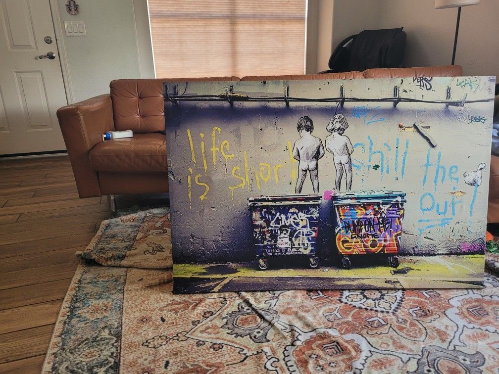 Life Is Short Artwork 48x32