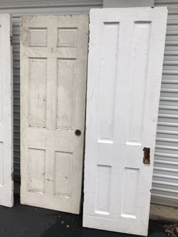 Paneled solid wood doors $25 each