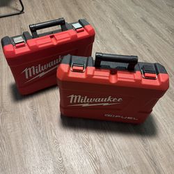 2 Milwaukee Drill Cases 