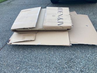 FREE FREE. Broken down boxes and packing materials