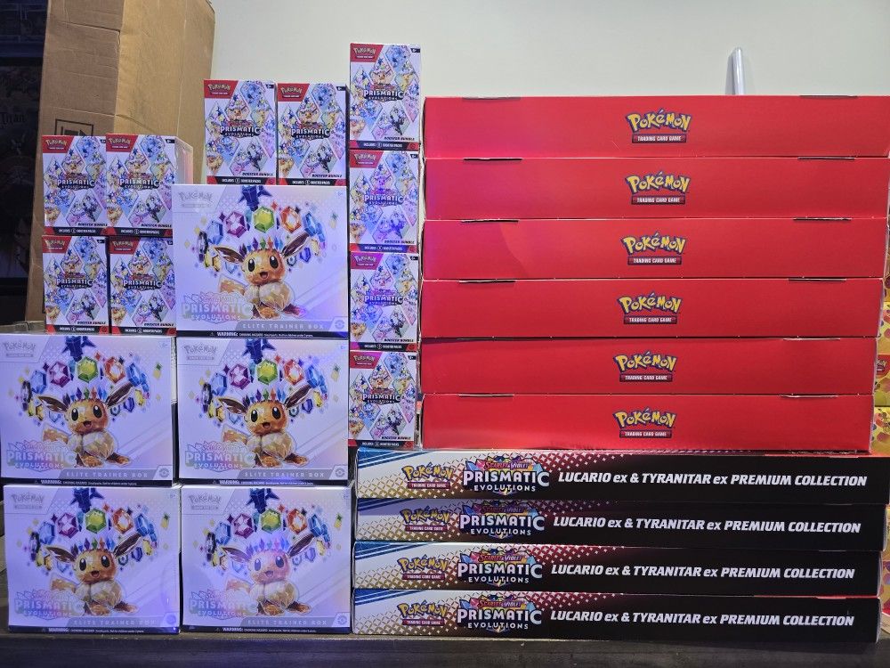 Prismatic Evolutions For Trade For Mega Evolutions