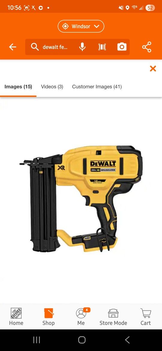 DEWALT
20V MAX XR Lithium-Ion Electric Cordless 18-Gauge Brad