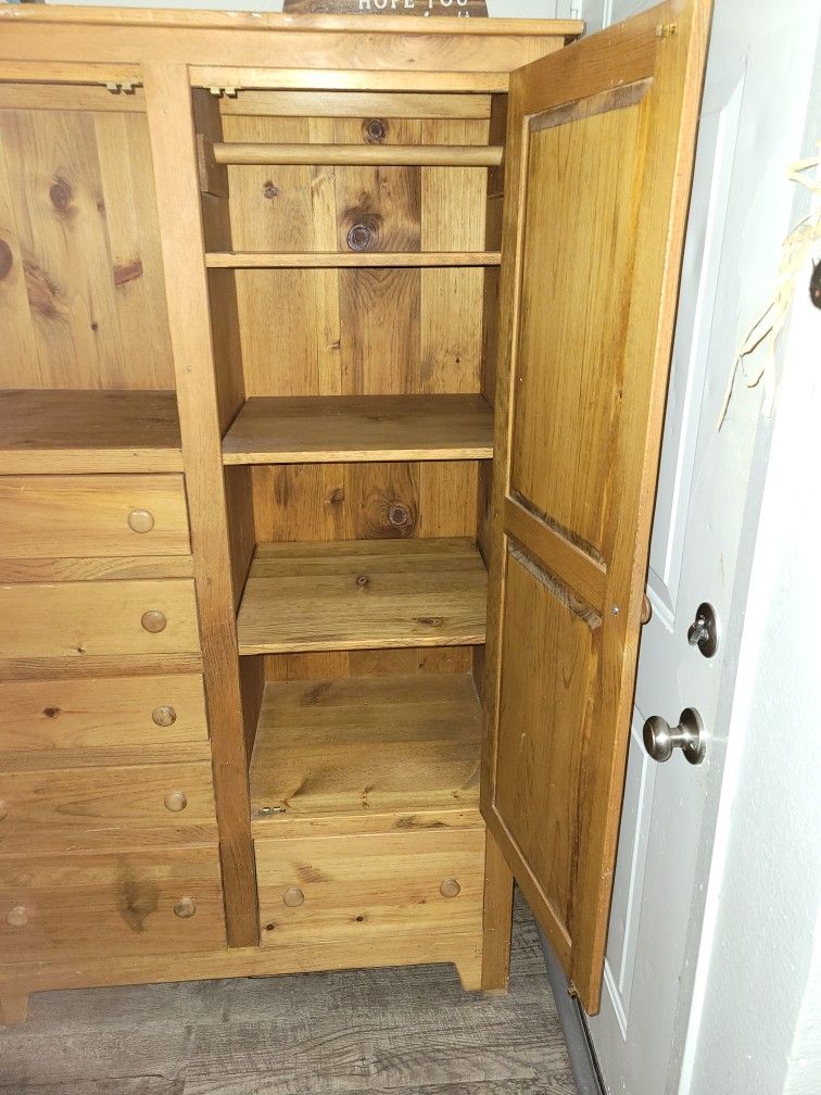 Wood Wardrobe 