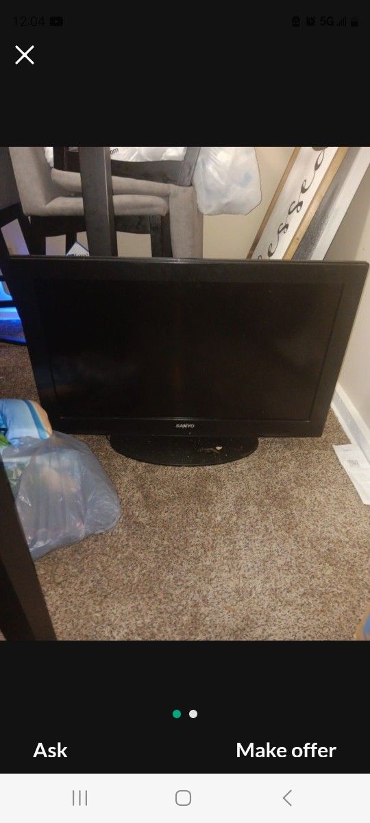 32inch Flat Screen TV Sanyo