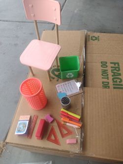 Our Generation School Accessories & Chair