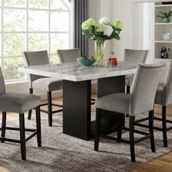 7 Piece Counter Height Dining Set 