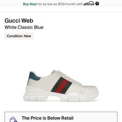 Brand New Gucci Size 8 Authentic 