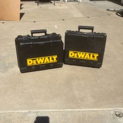 2 Dewalt Cases 