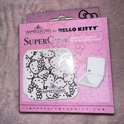 Hello Kitty Compact Mirror With Magnification 