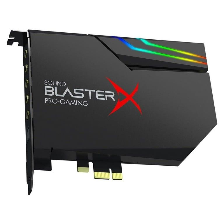 Creative Sound BlasterX AE-5 Plus SABRE32-class Hi-res 32-bit/384 kHz PCIe Gaming Sound Card and DAC with Dolby Digital and DTS, Xamp Discrete Headpho