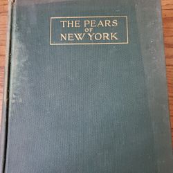 Original 1921 First Edition Of The Pears Of New York By U.P Hedrick