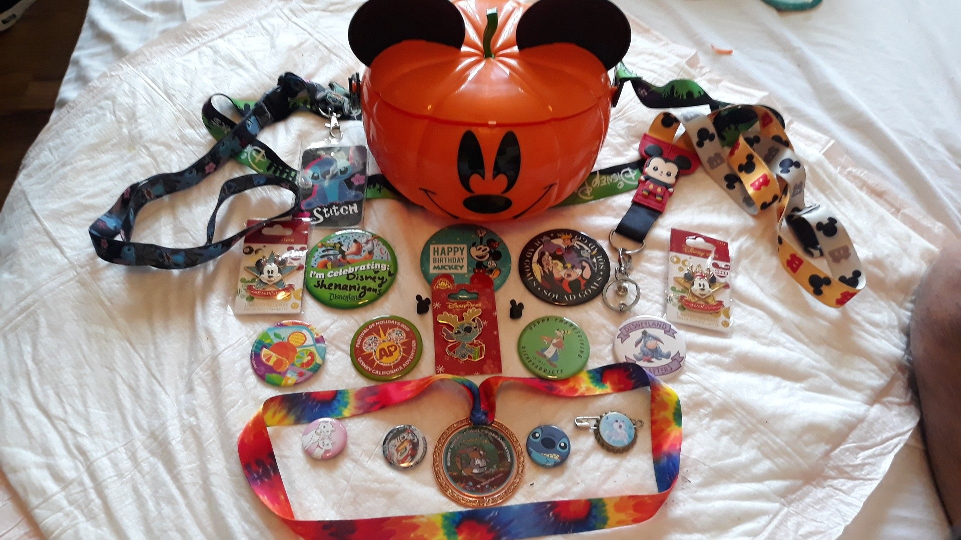 Disney's buttons and souvenirs