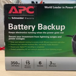 Surge protector back Up battery