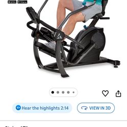 Seated Elliptical Cross trainer 