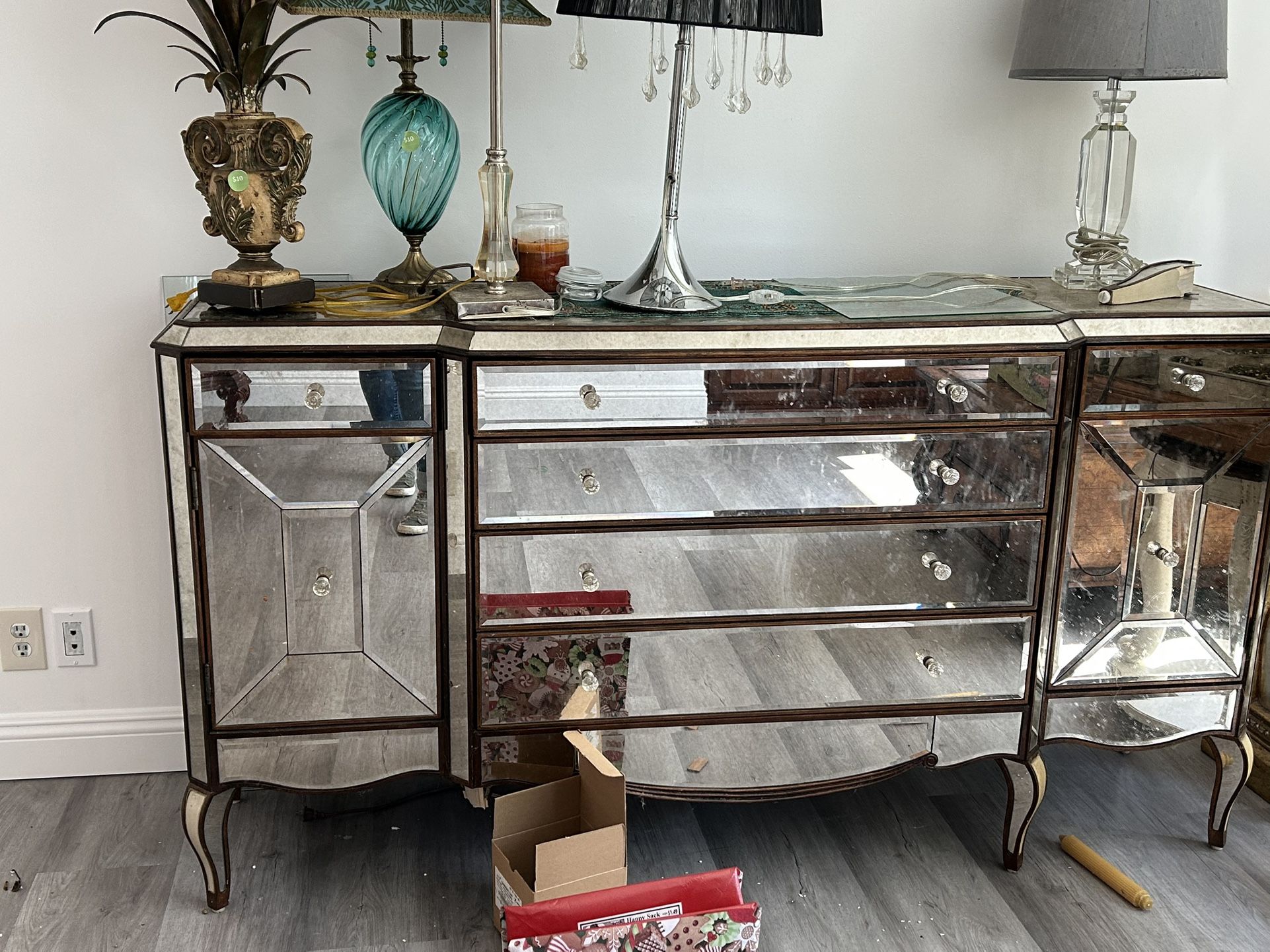 Mirrored Dresser