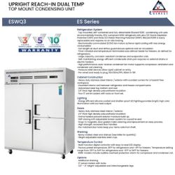 Everest Refrigerator Model:  ESWQ3