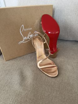Christian Louboutin Rosalie 100 Rose Gold