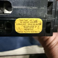 Federal Pacific NC230 Stab-Lok 2-pole Breaker