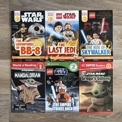 6 NEW LEGO Star Wars Kids Children Storybooks Story Books