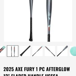 2025 AXE FURY 1 PC AFTERGLOW 13" FLARED HANDLE USSSA SLOWPITCH SOFTBALL BAT