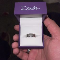 Mens Ring 14k White Gold 1 1/2 Carat