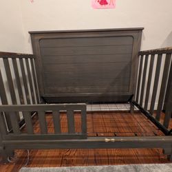 Free: Crib/bed For Toddler With Matching Nightstand 