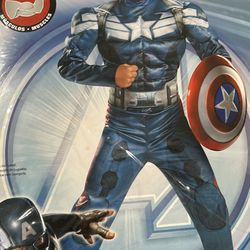 Captain America muscle Custome