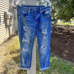 American Eagle Ripped Stretch Jeans