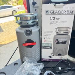 Glacier Bay TurboGrind 1/2 hp. Continuous Feed Garbage Disposal with Power Cord