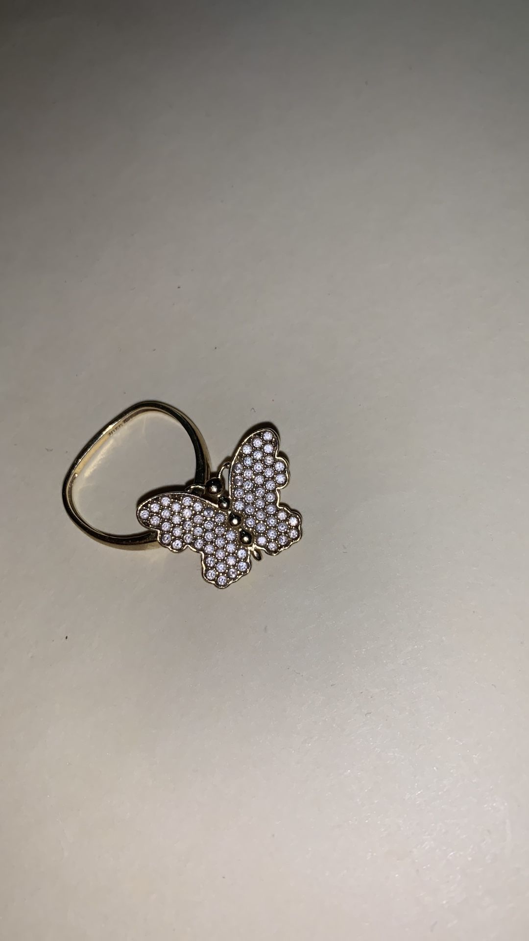 10k Gold Butterfly Ring 
