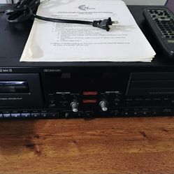 Tascam  CC-222SLmkll CD recorder and auto reversible cassette player