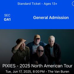PIXIES Tickets