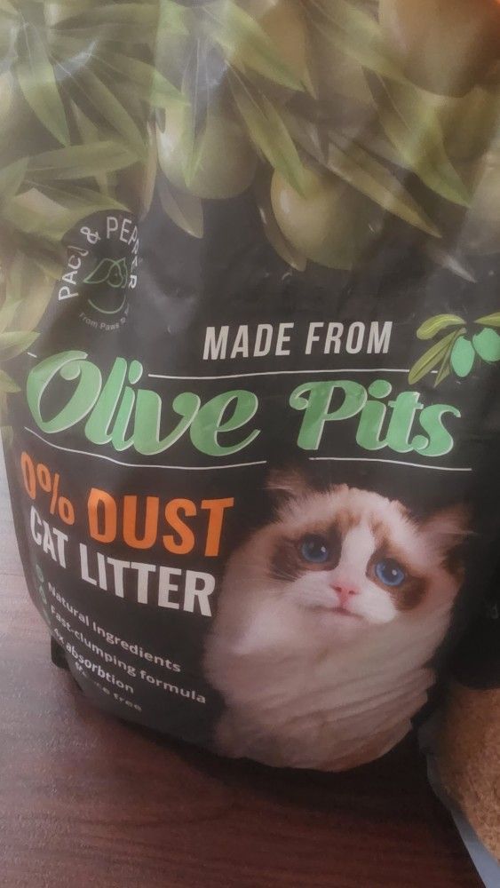 Olive Pits Cat Litter