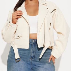 Plus Size White Jacket Fashion Nova Curve