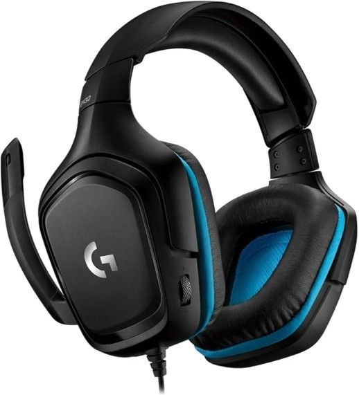 Logitech G432 Wired Gaming Headset, 7.1 Surround Sound