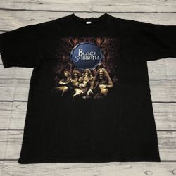 Vintage 1999 Black Sabbath Reunion Tour T-Shirt All Sport Double Sided Men's XL