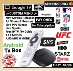 Get It All Onn Android Box, Plug And Get Everything..Wisconsin