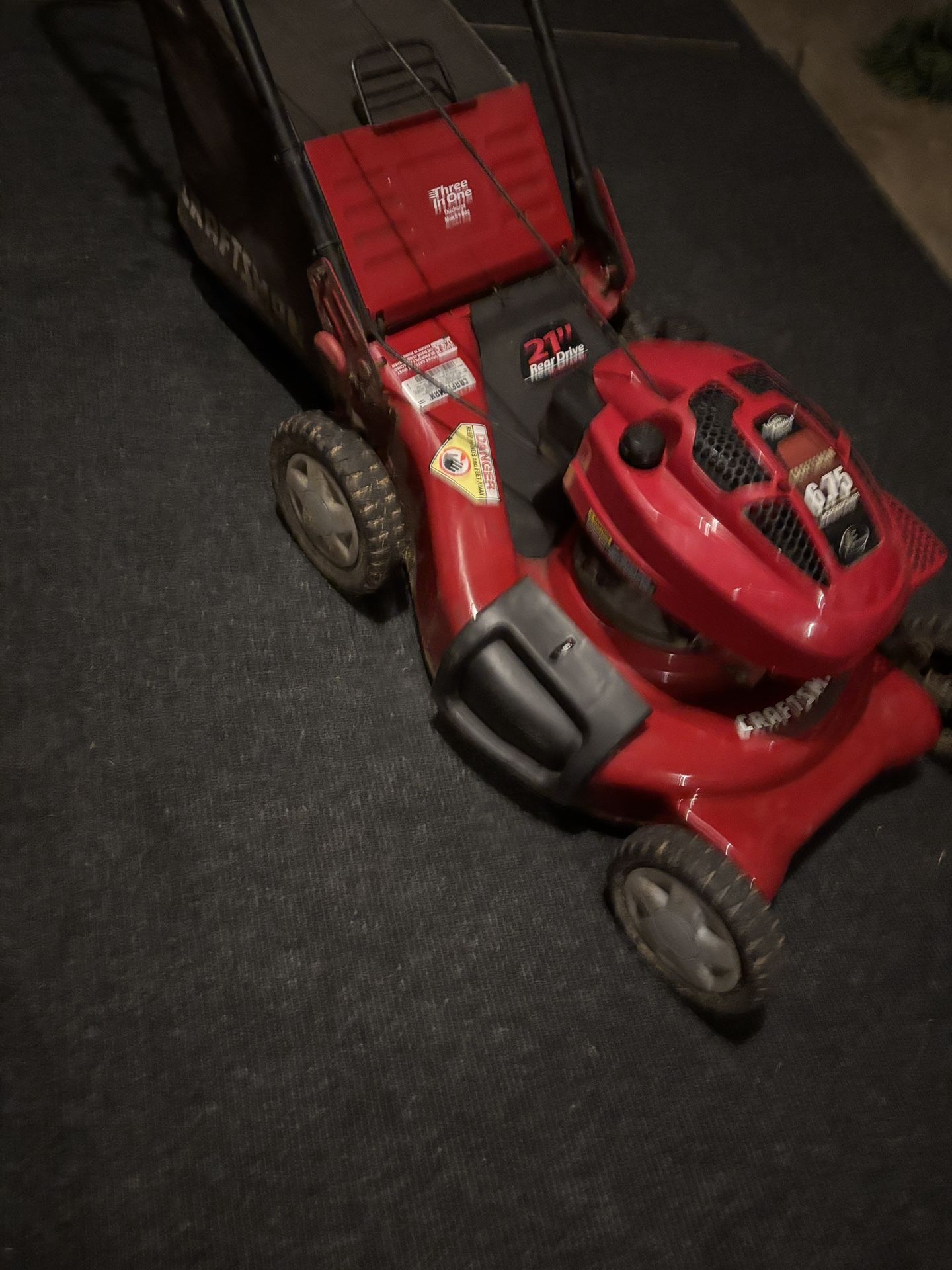 Craftsman 21” Rear Drive Lawnmower