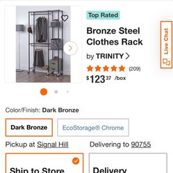 Closet Clothes Steel  Storage Rack - Brand New