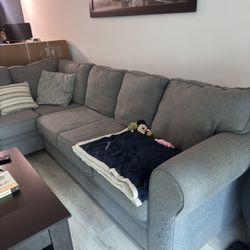 Grey couch sectional
