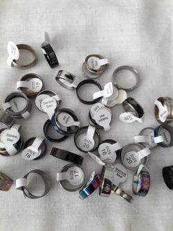 35 Stainless Steel Band Rings