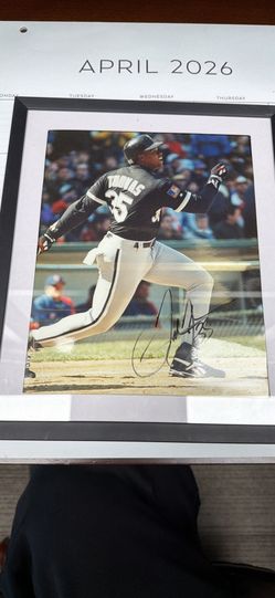 Frank Thomas Signed Framed Photo - Chicago White Sox "The Big Hurt" HOF Autograph