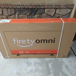 New Amazon Fire TV 55" Omni Series 4K UHD smart TV, hands-free with Alexa