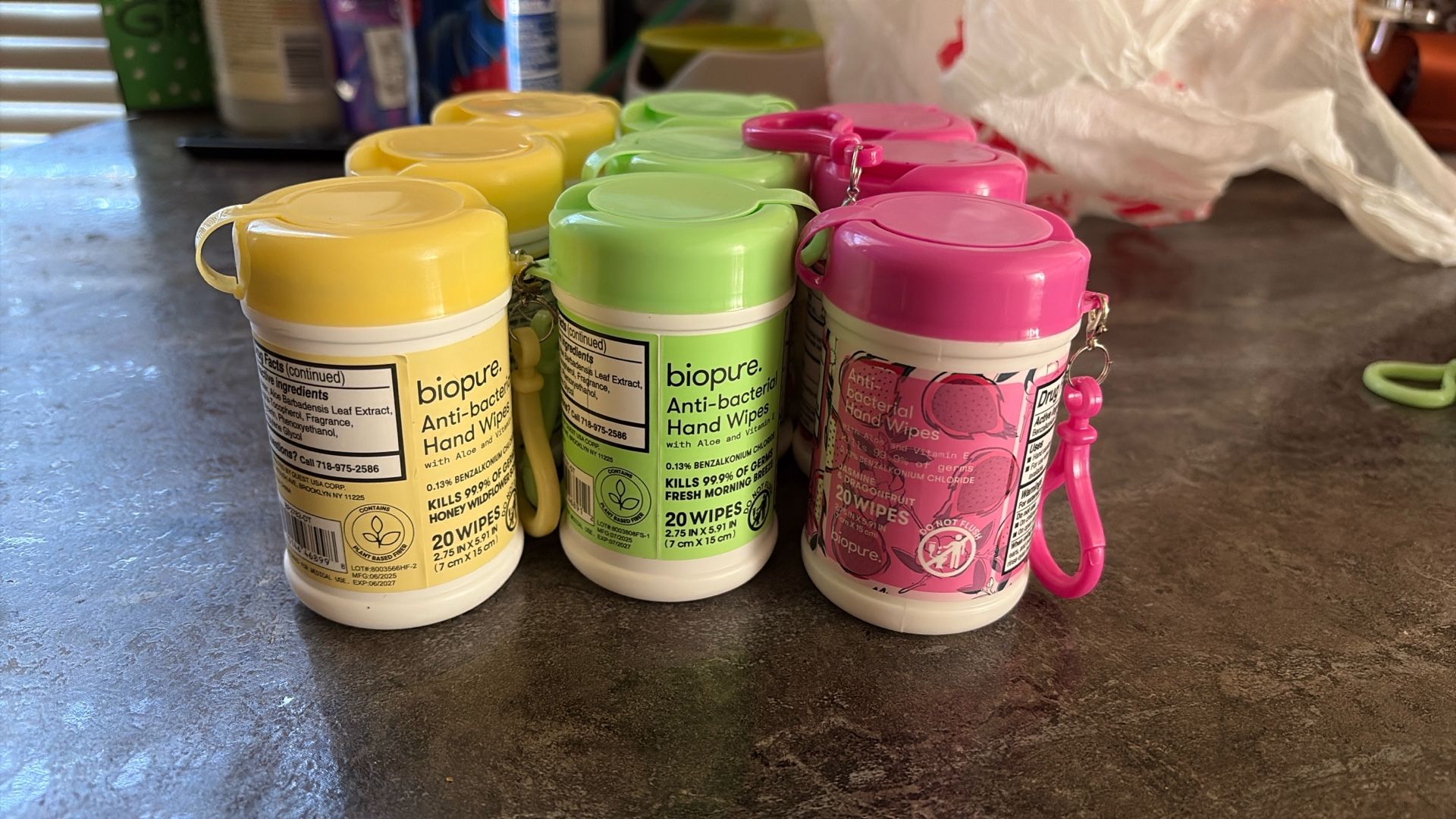 Mini Anti Bacterial Hand Wipes 