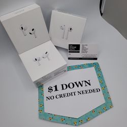 Apple Airpods Pro/ Airpods 3/ Airpods 2- 90 DAY WARRANTY - $1 DOWN - NO CREDIT NEEDED 