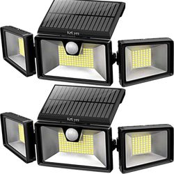 Solar Lights Outdoor - 2 Pack