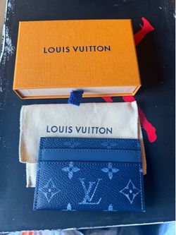 Louis Vuitton card holder blue brand new