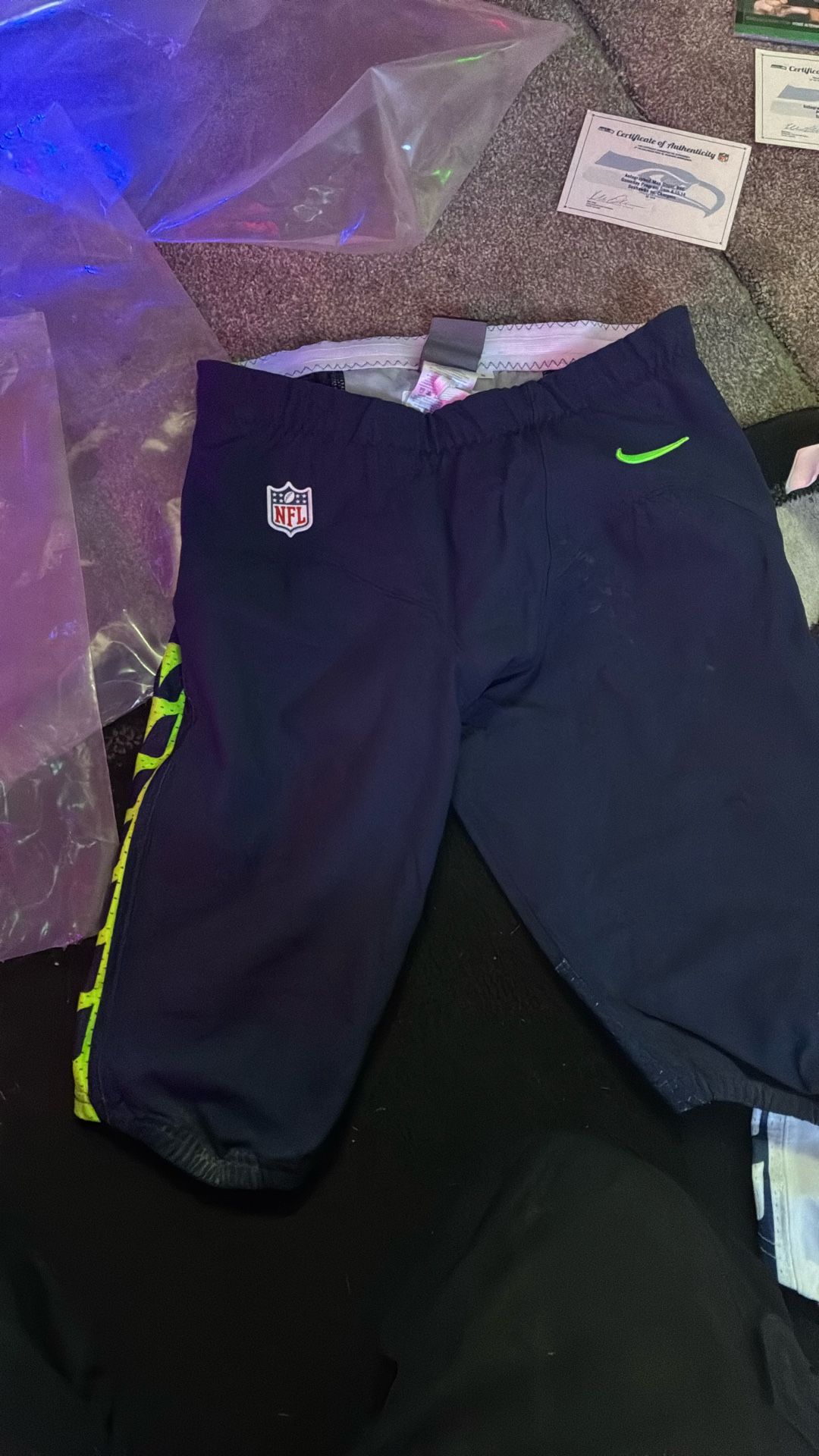 Game Worn Pants Worm By Tyler Lockett Of The Seattle Seahawks